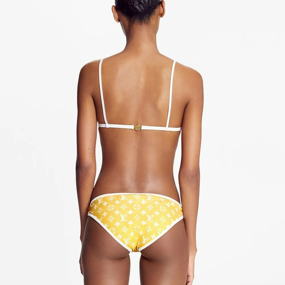 NWT LOUIS VUITTON MONOGRAM OMBRE BIKINI SET WITH POUCH - Picture 5 of 15